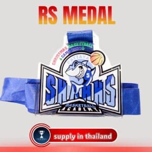 เหรียญรางวัลอะคริลิค: Shark basketball academy