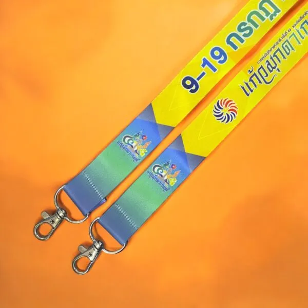 สายริบบิ้นพิมพ์ลาย AdCard สำหรับเหรียญรางวัล