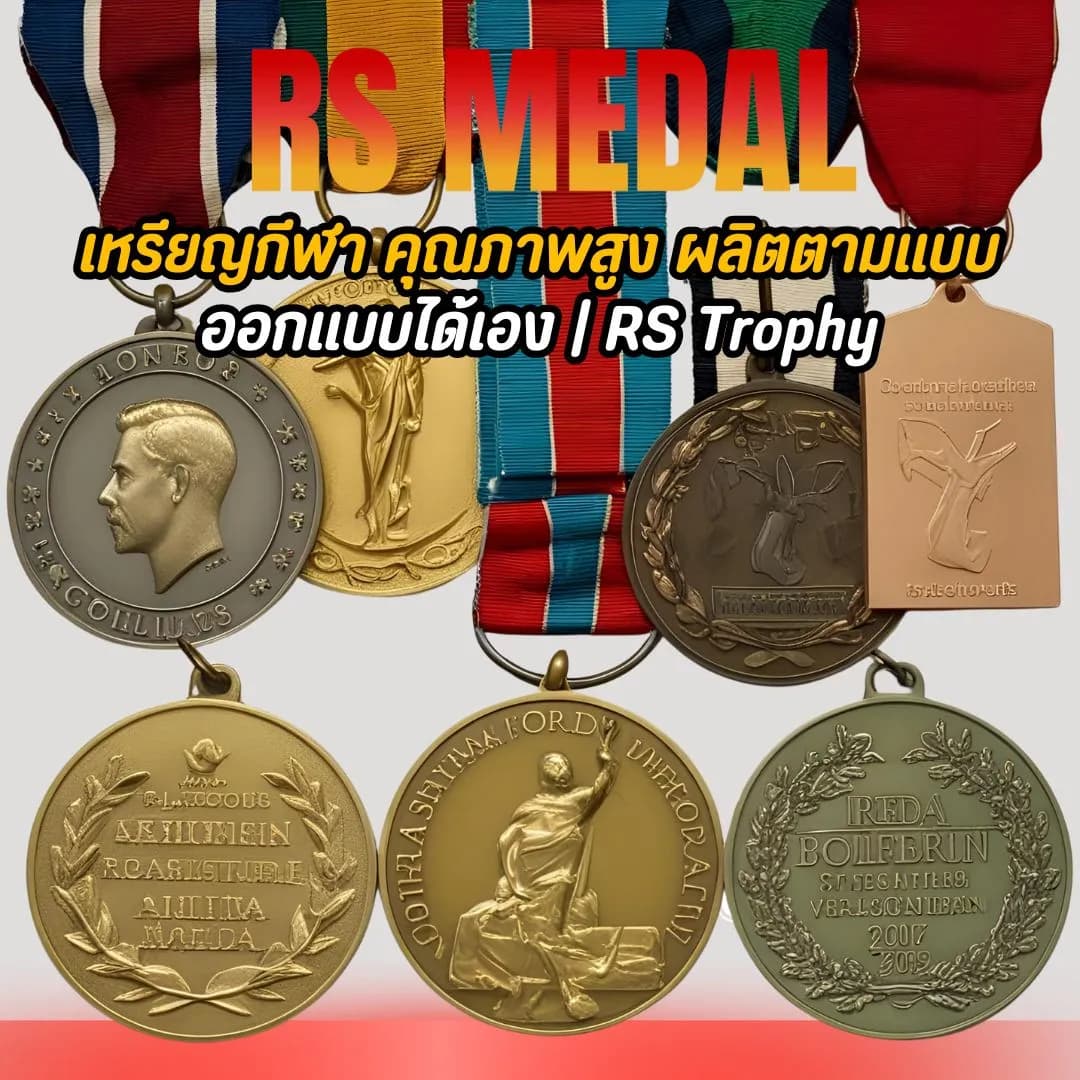 เหรียญกีฬาคุณภาพสูง ผลิตเหรียญรางวัลพรีเมี่ยม ราคาโรงงาน